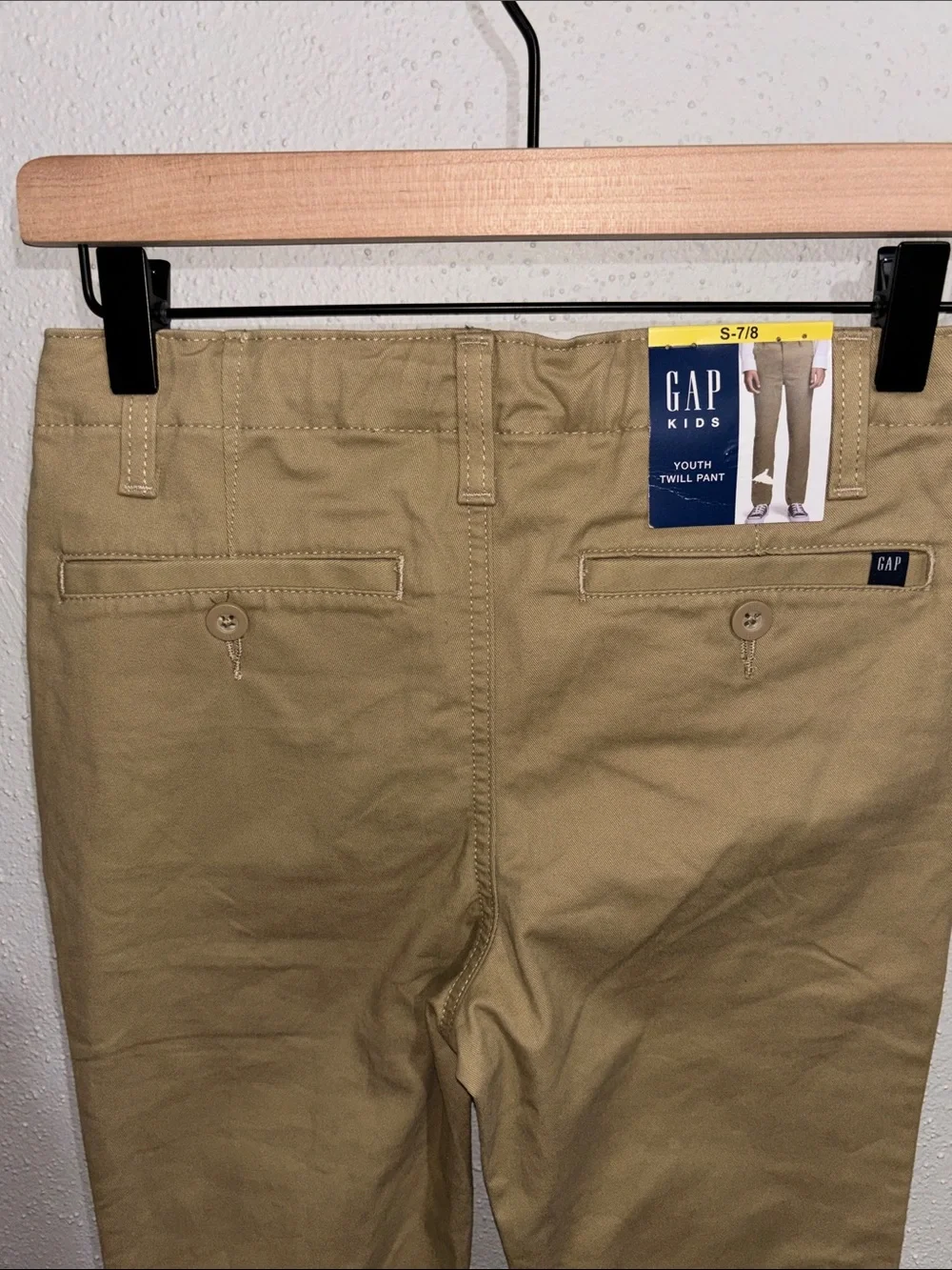 GAP Kids- Twill flat front pants (Size Small 7/8)